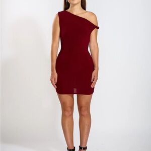 NWT Veda One Shoulder Black Dress